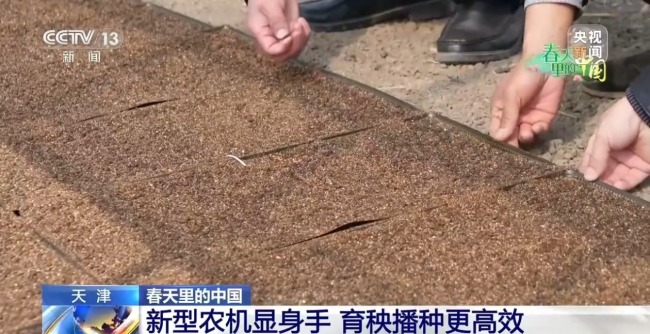 新型农机田间“上岗” 多地育秧播种按下加速键