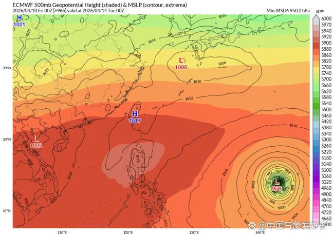 台风森拉克爆出-90度云团 挑战4月风王宝座