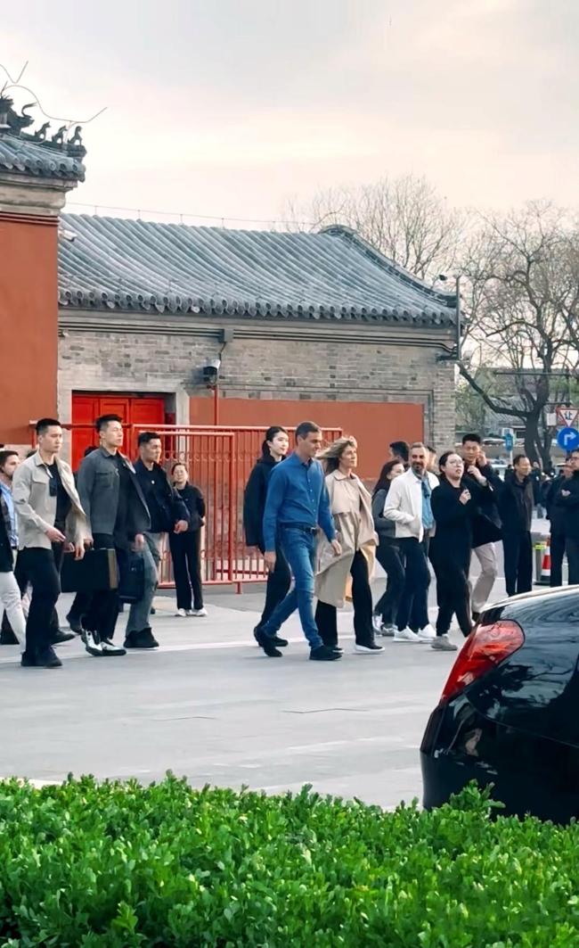 西班牙首相夫妇的北京行程