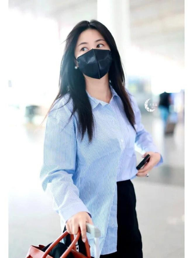 朱珠穿搭 衬衫搭配新尝试