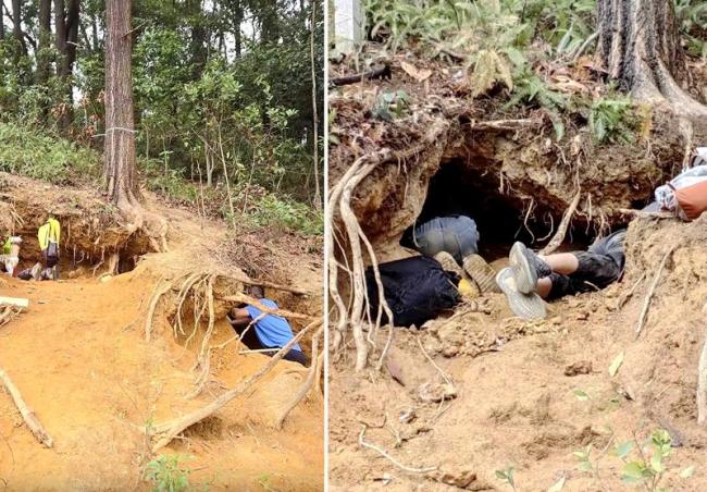 疯狂淘晶热！广州一大山遭人私挖水晶