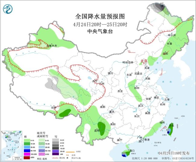南方地区将有一轮强降雨过程