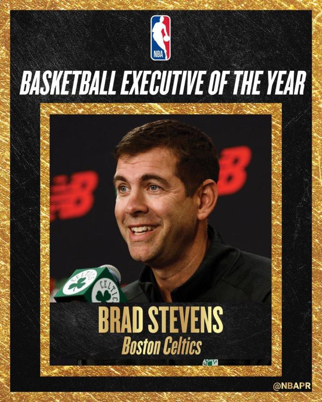 NBA官方：史蒂文斯当选年度最佳高管