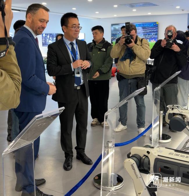 比利时副首相率团访问杭州云深处 科技之约跨越欧亚