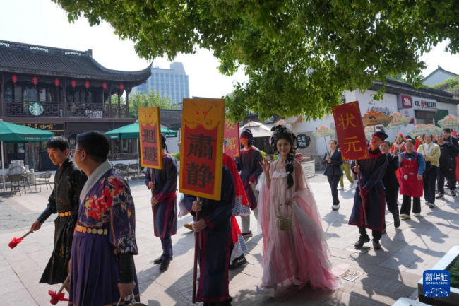 浙江湖州：历史文化街区人气旺