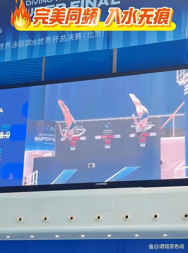 郭晶晶现身跳水世界杯总决赛 担任裁判引关注