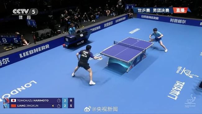 伦敦世乒赛男团决赛 中国队暂领先