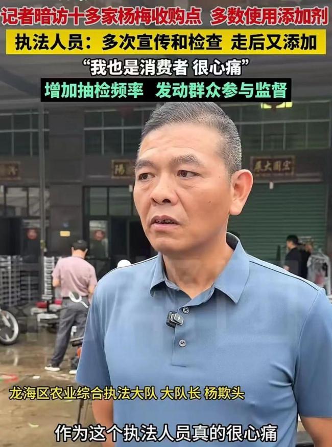 漳州泡藥楊梅事件5人被刑拘 商戶明知有毒仍銷售