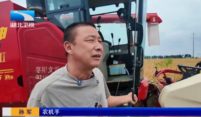 湖北荆州抢收小麦 烘干厂开足马力 争分夺秒雨口夺粮