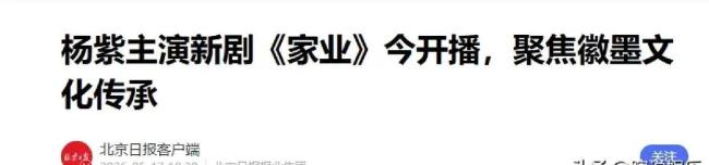 我吐槽爽了就杨紫这么 徽墨传承激励热议