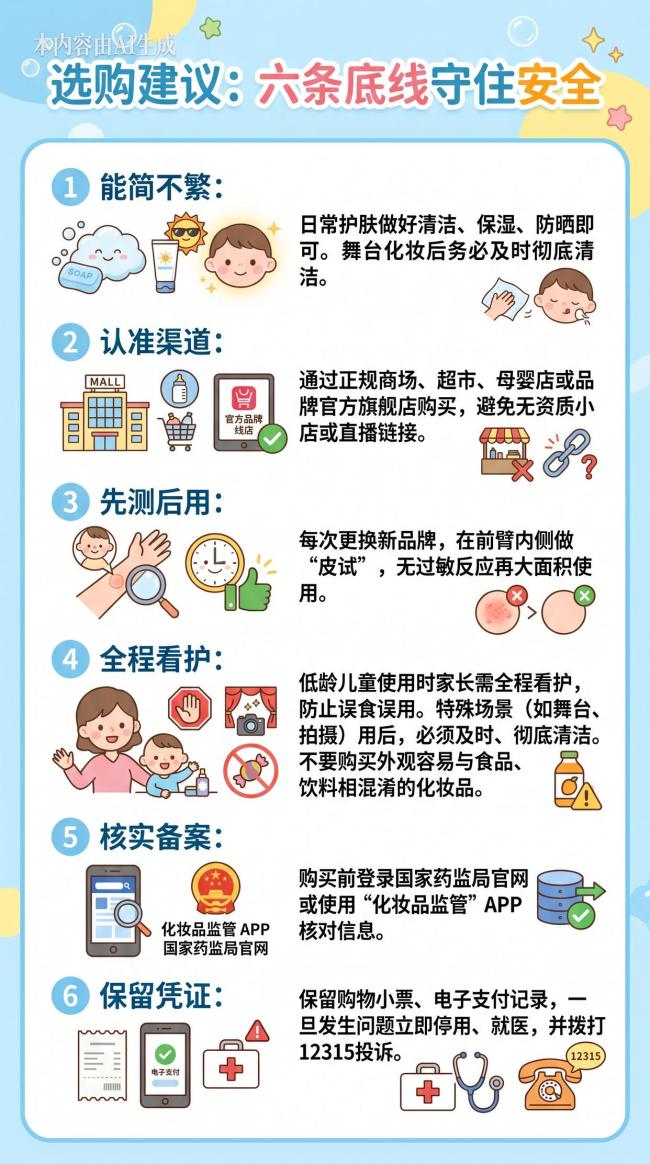 孩子“六一”登台演出 化妆须谨慎 警惕市场乱象