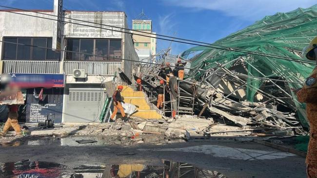 菲在建酒店坍塌12人死亡