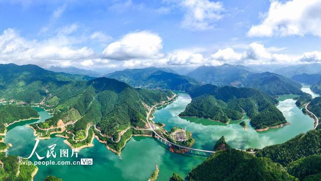 湖南江華：水庫風(fēng)光美