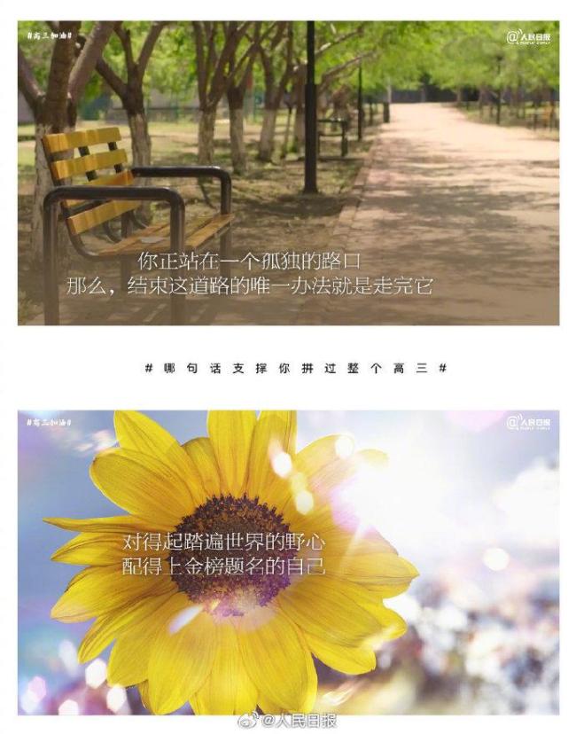 还记得激励你拼过高三的那句话吗 奋斗时光再现光芒