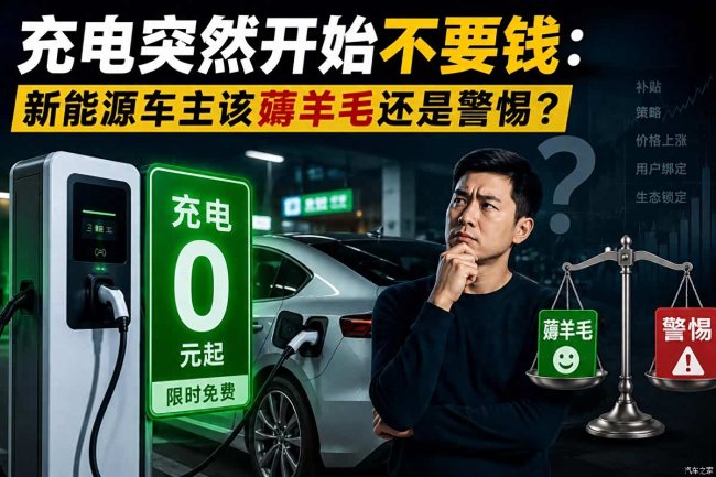 新能源車主該薅充電“羊毛”嗎 充電突然開始不要錢？