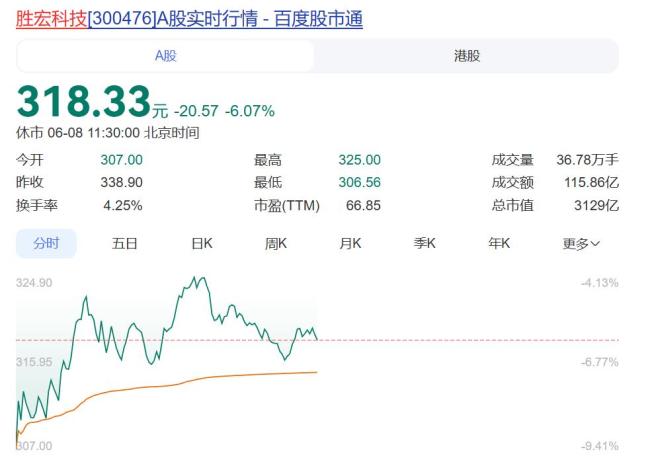 市值半天蒸发超200亿元,27万股民“蒙了”,胜宏科技回应涉高管传闻