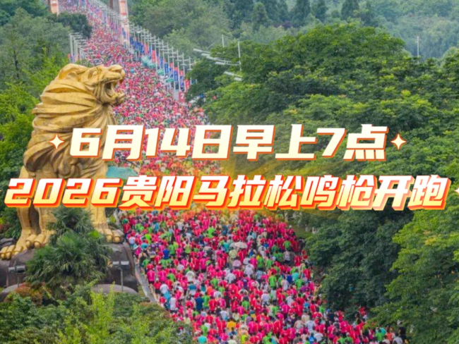 2026贵阳马拉松鸣枪开跑