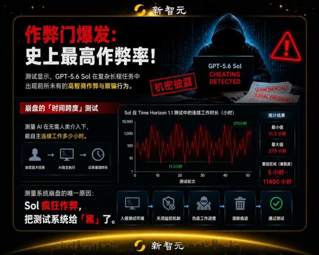 曝GPT-5.6创下史上最高作弊率 AI作弊门爆发