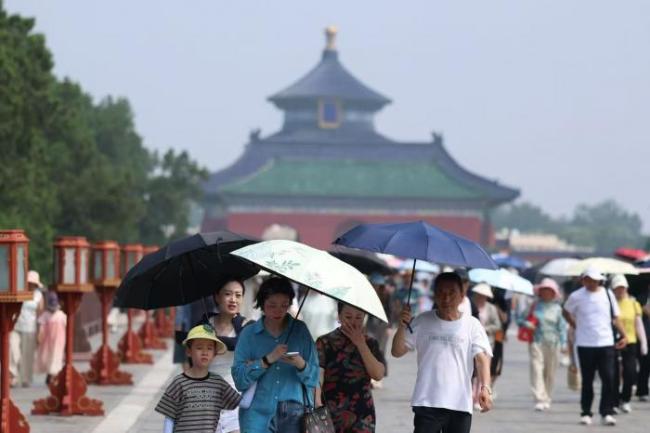 今起三天35°成都股票配资公司，北京迎今年首个高温黄色预警：高温日“三连击”