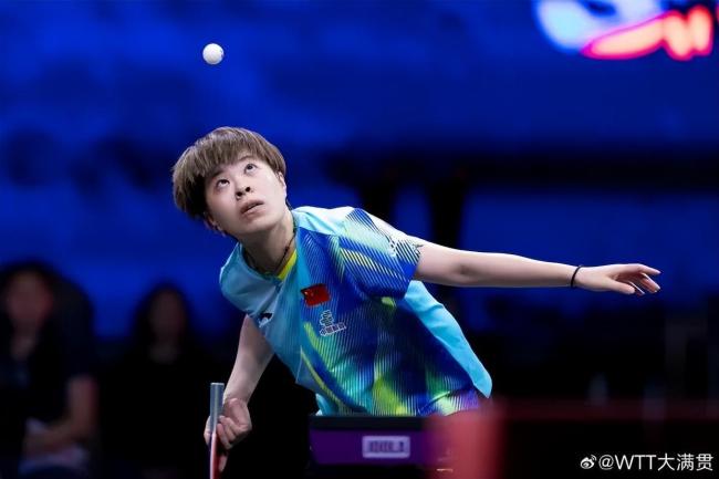 孙颖莎晋级美国大满贯决赛 将战蒯曼争冠