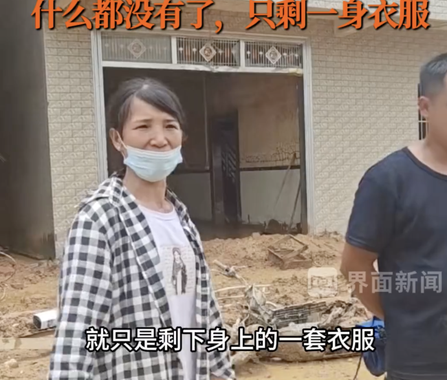 广西夫妻打工20年建楼被洪水夷为平地 家园重建待时日