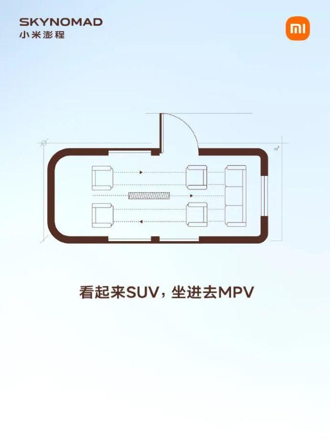 小米澎程公布车内“户型图”引热议 智能空间多变布局