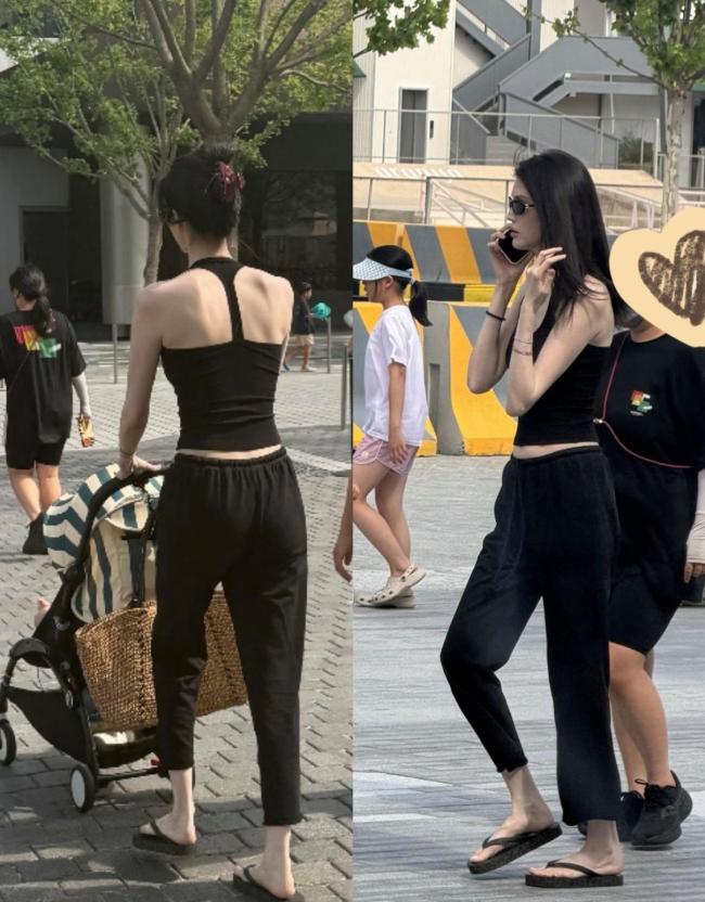 何穗阿那亚带娃被偶遇!露脐安装东谈主字拖白到发光,女儿长腿藏不住 超模遛娃日常曝光