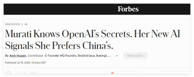融资上百亿美国企业承认借鉴中国AI