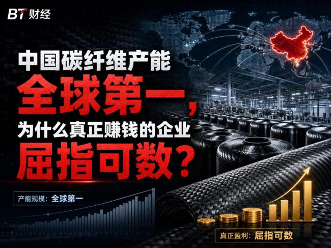 中国碳纤维产能全球第一，为什么真正赚钱的企业屈指可数？