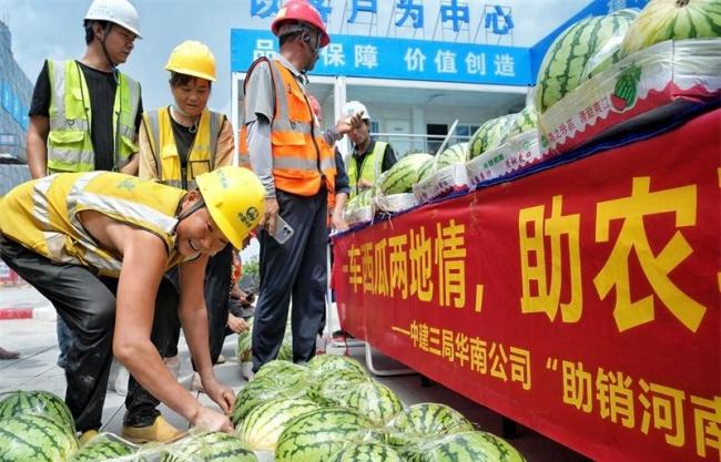 广州帮河南卖了100万斤西瓜 爱心接力助农行动
