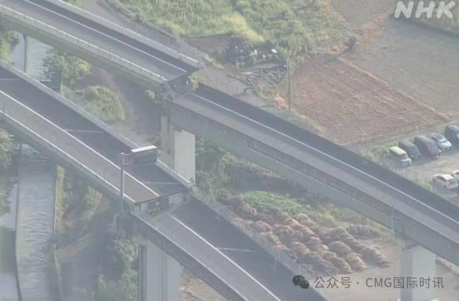 熊本强震致一工厂烟囱断裂 多人失联