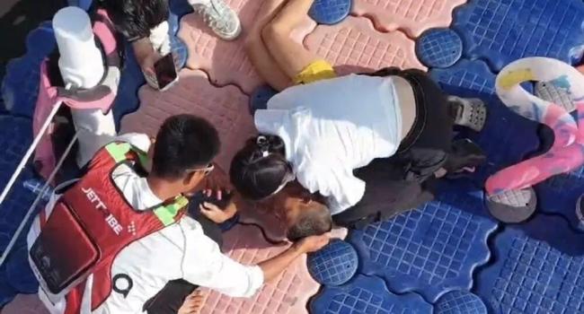 辅警勇救溺水男童手臂受伤浑然不知 危难时刻显担当