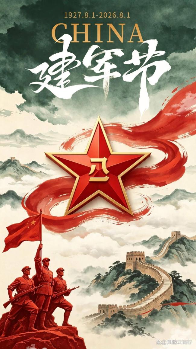八一建军节之际致敬中国军人 初心不改护国泰民安