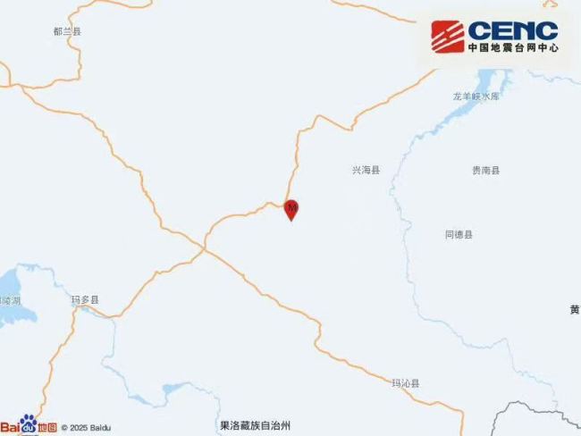 青海海南州兴海县地震