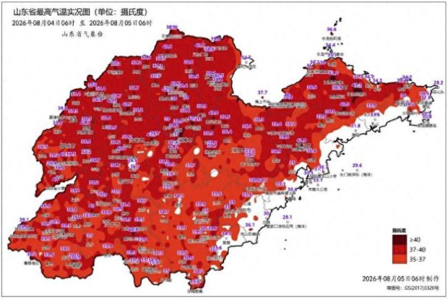 山东北部高温或破极值