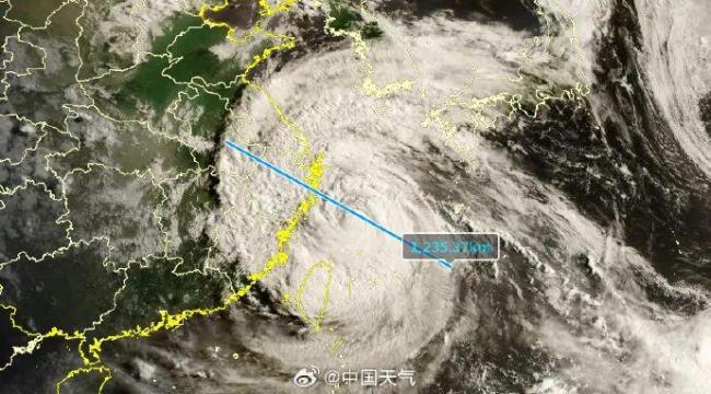 白海豚10级风圈 浙江多地受影响严重