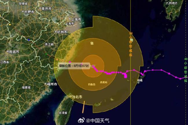 白海豚10级风圈已触及浙江