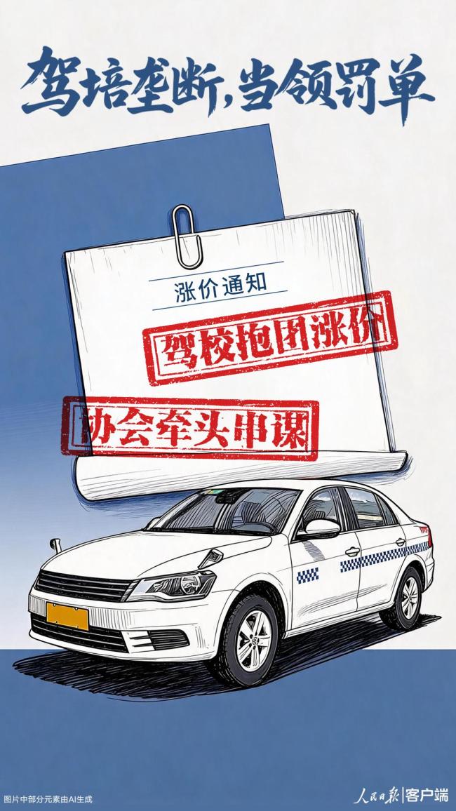 人民日报:驾培垄断 当领罚单 行业协会成“操盘手”