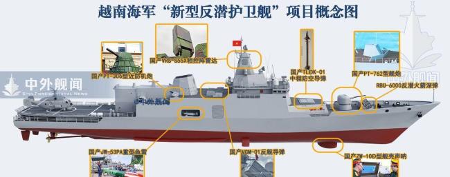 博主：越南“迷你神盾舰”配12垂发 国产化成色几何？