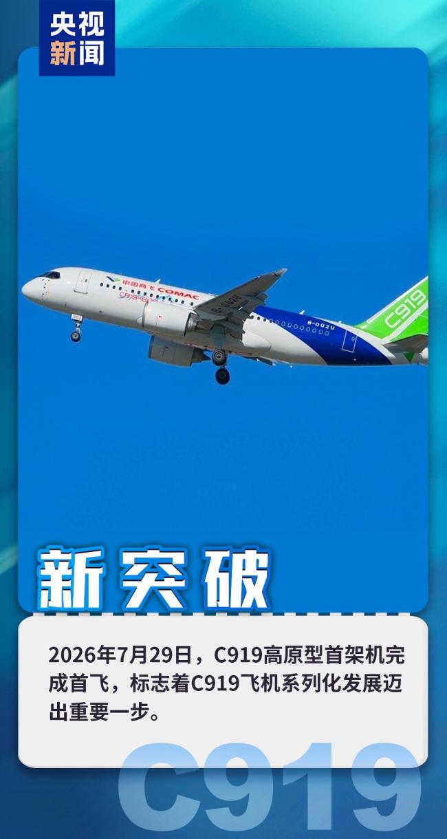 一组数据看国产大飞机硬核实力 C919国际航线启航