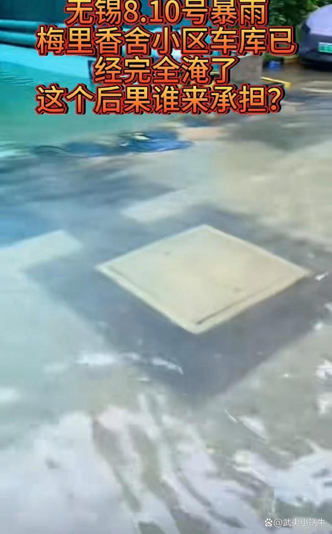 苏州暴雨太湖水倒灌小区车库被淹 物业失职难辞其咎