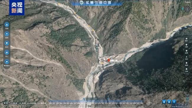 吉隆泥石流灾害三维影像图首次公布 罕见逆流现象解析