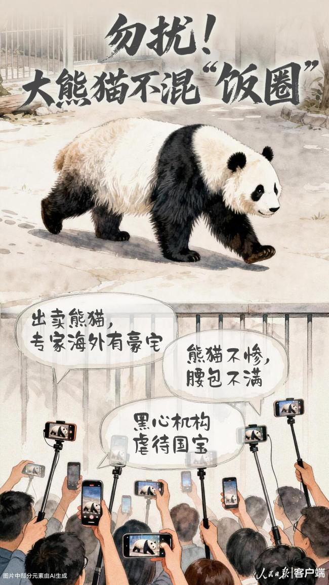 人民锐评大熊猫不混饭圈