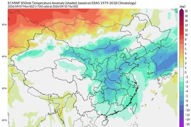 这轮冷空气究竟有多猛 南北温差显著增大