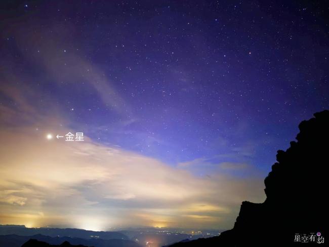今年最后一次“长庚伴月” 星月童话再现夜空