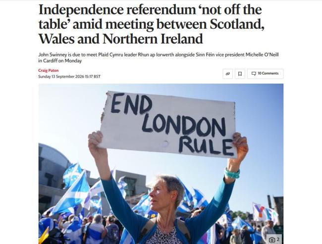英国三地为何突然闹“脱英” 联手谋求独立公投权利