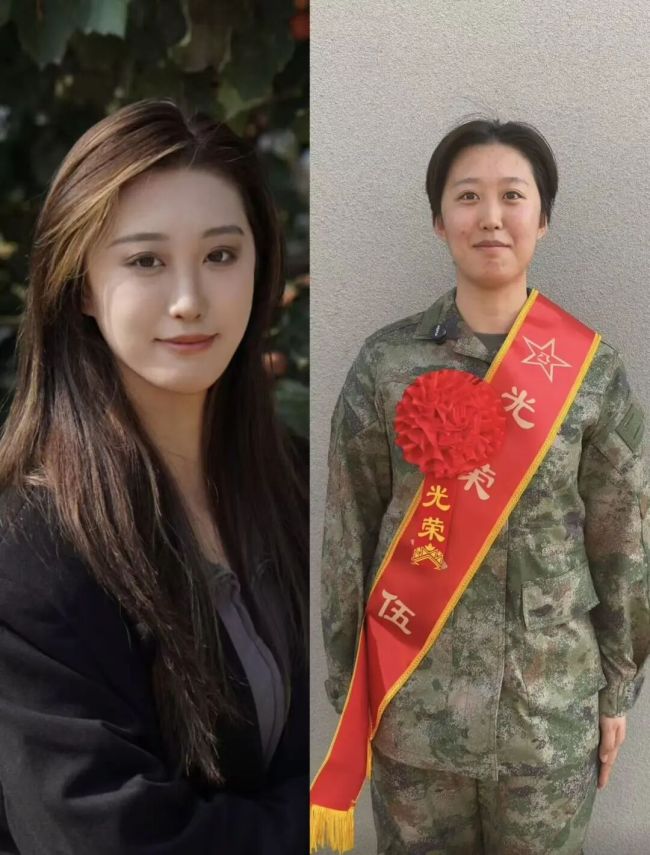 德州女孩为了当兵,剪掉留了多年的长发