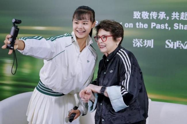 比利·简·金与孙心然跨时代对话网球薪火相传_中华网(图3)
