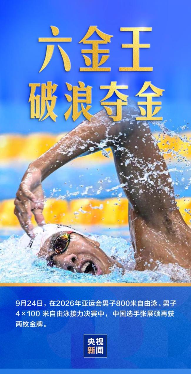 亚运“七金王”张展硕是怎样炼成的