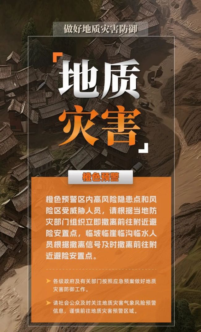 黄色预警区内人员，请随时关注预警信息变化，注意附近警示标志，避免在沟谷、斜坡、陡崖（坎）等高风险地带逗留。